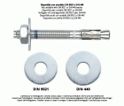 MTP [CP] Anclaje macho para cargas altas en hormigón fisurado y no fisurado. Homologado ETE Opt.1. Eje zincado. Clip inoxidable